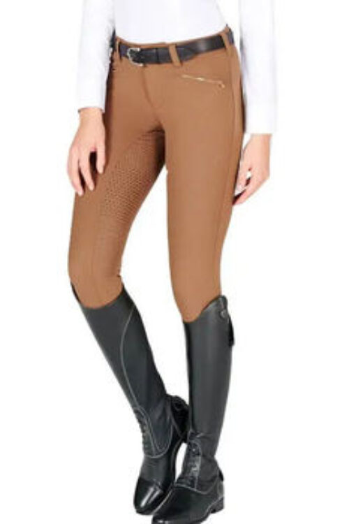 Ladies Spandex/Polyester Printed Twill Fabric Elastic Waist Full Seat Horse Riding Breeches Quick Dry Breathable High Quality